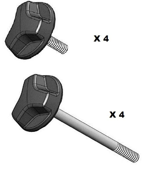 ShowCase Adjustment Knobs/Bolts Yakima