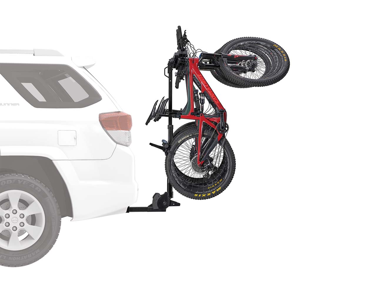 YAKIMA HANGTIGHT 6 porte-vélo vertical pour coffre - Vertige Vélo Ski