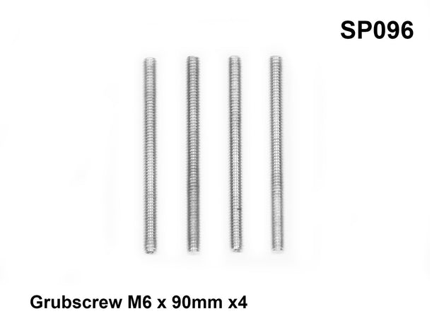 WB M6 X 90MM GRUB SCREWS, SET OF 4 - Yakima