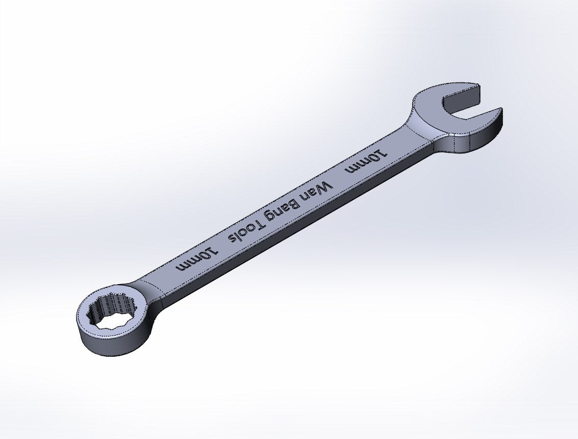 SP Tools spanner ring 6 Point 75 degree offset 8*10mm SP15508