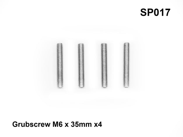 WB M6 X 35MM GRUB SCREWS, SET OF 4 - Yakima